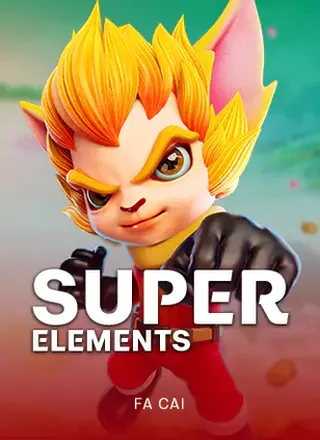 ภาพเกมสล็อต Super Elements จากค่าย FaChai บน play funny888 win